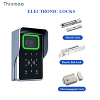 Lector de Tarjetas con Código QR Thinmoo Q330, Control de Acceso a Puertas RFID, Tarjeta de Proximidad, 4G/WiFi, Wiegand RS485, Cubierta Impermeable, Aleación de Aluminio