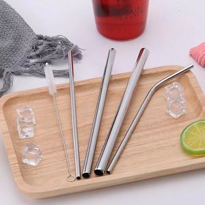 Thân Thiện Với Môi Trường 5 Chiếc Ống Hút Bằng Thép Không Gỉ Với Bàn Chải Làm Sạch - Product Image 2