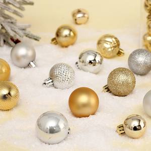 SHUANGYUAN Hochwertige Weihnachtsbaum-Ornamente Anhänger Dekorationen Weihnachtskugel-Set Christbaumkugeln - Product Image 3