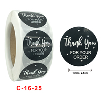 500 rouleaux de marquage à chaud de bouteille de boisson coffret cadeau autocollants merci joint enveloppe autocollants pour visiter des petites entreprises