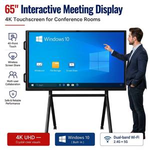 <span class=keywords><strong>Pizarra</strong></span> Digital Interactiva Profesional de 65 Pulgadas, <span class=keywords><strong>Pizarra</strong></span> Inteligente con Pantalla Infrarroja de 40 Puntos, para Aula Escolar - Product Image 1