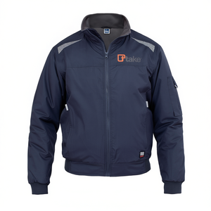 Ttake <b>Grey</b> L Regular Fit <b>Waterproof</b> Bomber <b>Jacket</b> Workwear Factory Safety Apparel - Product Image 2