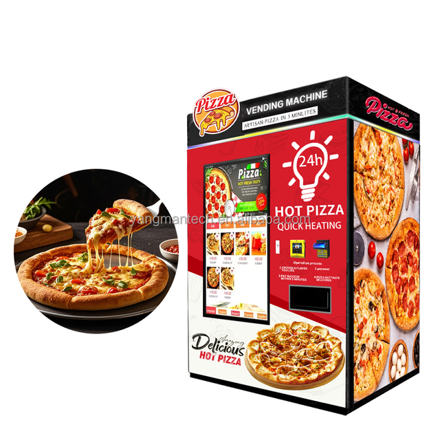 Fast Food Indoor Vending Machine Best-selling Product - Customizable Appearance 110v 60hz Fully Automatic Pizza Vending Machine