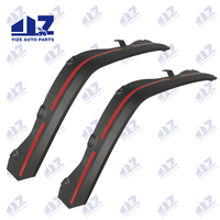 Accessoires tout-terrain pour voiture 4x4, 4 pièces, extensions de garde-boue en ABS, protection contre les éclaboussures, pour Suzuki Jimny JB74 2019 + 3/5 portes