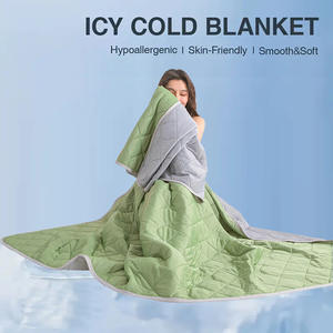 Pour <span class=keywords><strong>Amazon</strong></span> Cool Feeling couverture d'été lavable en Machine glace soie climatisation couverture Cool confortable pour couverture d'été - Product Image 5