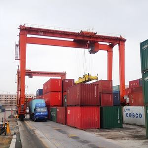 Prix d'usine Grue à conteneurs portuaires RTG 20 tonnes 30 tonnes 40 tonnes pour quai, port, navire et utilisation en bord de mer - Product Image 1