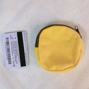 Popular Korean Canvas Coin Purse High Quality Unisex <b>Small</b> Storage Bag with Round Plain Pattern Candy Color Key Storage - Product Image 3