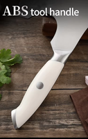 Couteaux de cuisine en acier inoxydable fabriqués à la main tête de hache marteau d'abattage hachoir hachette haute qualité couteau à os dur blanc