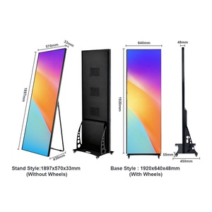 Kỹ thuật số <span class=keywords><strong>LED</strong></span> Áp phích P2 p2.5 trong nhà độ nét cao điện tử quảng cáo Màn hình <span class=keywords><strong>LED</strong></span> <span class=keywords><strong>wifi</strong></span>-kiểm soát Floor-Standing <span class=keywords><strong>LED</strong></span> hiển thị - Product Image 3