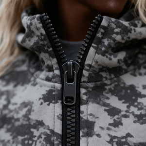 Moletom Camo para Homens, Oversized, Estampa de Camo Mossy Oak e Duck com Bordado, Moletom com Zíper para Caça - Product Image 3