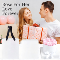 Bloemenlevering Ge conserveerde rozen doos Eeuwige bloemen Onsterfelijke rozen Eeuwige roos Verjaardagscadeaus Haar Moeder China 1.23 Lbs