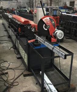 מכונת עיצוב פרופילים מפלדה צבעונית לתחתית תריס גלילה עם מיסב וגלגל שיניים, מנוע 5.5 קילוואט - Product Image 4