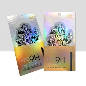 3D processl Transparent Tempered Glass Screen Protector glass Toughened film packaging screen protector packaging box