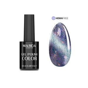 Esmalte de Uñas en Gel Majida Color 8.5 ml, Efecto Ojo de Gato Violeta, Libre de HEMA - Product Image 1