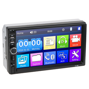 Lecteur autoradio 7018B Autoradio 7 "Hd écran tactile 2 Din Audio Stereo Blue Tooth Video Mp5 Multimedia Player Fm <span class=keywords><strong>Radio</strong></span> - Product Image 1