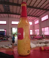 Bouteille de bière gonflable géante pour publicité en plein air, ballon de bière pour la promotion, 1 pièce
