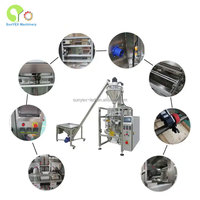 Machine d'emballage automatique de haute précision pour sachets à fermeture éclair horizontale, remplissage vertical et scellage arrière pour poudres