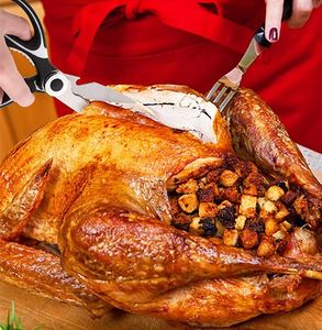 Ciseaux de cuisine robustes, cisailles de cuisine de qualité supérieure, ciseaux à volaille, compatibles lave-vaisselle, pour viande et aliments - Product Image 5