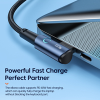 Câble de charge rapide Toocki 60W PD Type C vers Type C, cordon de charge haute intensité puissant pour plus d'appareils