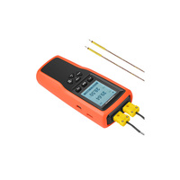 Thermomètre à double thermocouple IT-620D, compteur de température multiport -200~1370 ℃   0.01 ℃   Thermocouples numériques à capteur filaire