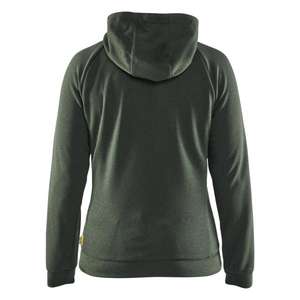 BLAKLADER - 346425334199XS Suéter híbrido de mujer Otoño verde/Negro-EAN 7330509892688 WORK HOODIES - Product Image 2