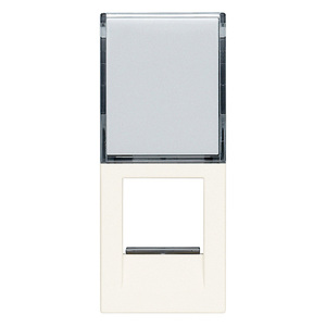 อะแดปเตอร์ Rj45 Avaya AMP สีขาวแผงแพทช์2.2X5.3x1.9ซม - Product Image 1
