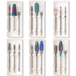 Set Professionale OEM ODM 3 Pezzi Punte Diamantate per Unghie Strumento per Manicure Punte per Fresa in Carburo di Tungsteno da 3/32'' - Product Image 2