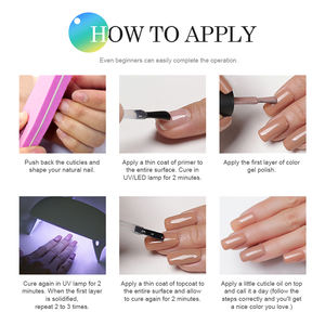 Özel Logo özel etiket kapalı islatın jel oje renk jel - Product Image 6