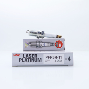 Bougie d'allumage double platine NGK 4292/PFR5R-11 d'origine, état neuf, pour moteur <span class=keywords><strong>Kia</strong></span> Renault Isuzu - Product Image 1