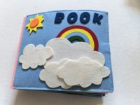 Tableau sensoriel en feutre pour bébé, livre d'activités silencieux, livre d'activités Montessori, jouet éducatif en tissu OEM pour la maternelle et les voyages