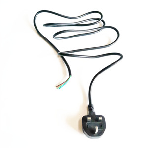 Câble d'extension secteur britannique de 1 m, 240 V, 3 broches, IEC 13 A, câble en PVC à âme en cuivre, équipement industriel, personnalisable, autres types de fiches - Product Image 5