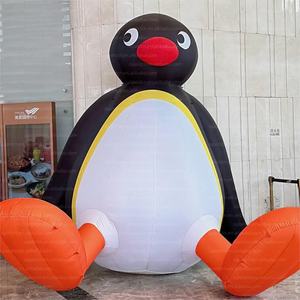 Modèle de pingouin géant gonflable personnalisé avec logo, personnage de dessin animé Oxford pour la décoration de centre commercial / <span class=keywords><strong>anniversaire</strong></span> / carnaval / boutique éphémère - Product Image 6