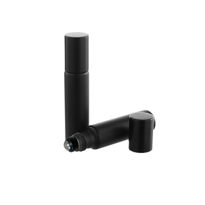 Factory Direct Sale 10ml Black Glass <b>Roll</b> <b>on</b> Bottle with Stainless Roller - Product Image 6