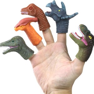 Juguetes Educativos de Animales de PVC, Set de Marionetas de Dedo de Dinosaurios, Regalo para Niños, Juguetes de Aprendizaje, Venta al Por Mayor - Product Image 1