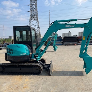 Mini Excavadora Kobelco SK55SR Usada, Mini Excavadora Kobelco SK55 con Excelente Rendimiento a Bajo Precio - Product Image 2