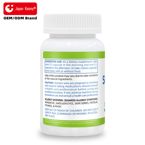 Fabricante de Suplementos Nutracéuticos Shecome Sea Moss con Bladderwrack, Apoyo Inmunológico y Digestivo, 60 Cápsulas Avanzadas de Sea Moss - Product Image 5