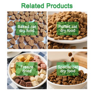 Hot Selling Günstiger Preis Additiv freies natürliches Tierfutter Protein reiches trockenes Katzenfutter Gefrier getrocknetes Hühner katzenfutter - Product Image 5