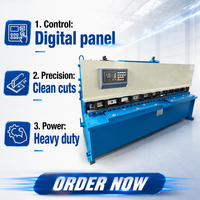QC11K-163200 Nouvelle machine de cisaillement à guillotine hydraulique semi-automatique CNC en acier inoxydable