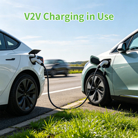 Nouvel Arrivage XUNDAO XD-V2V Adaptateur EV V2L à Courant Élevé 32A 230V Connecteur Véhicule EV Norme IEC 62196-2 Certifié