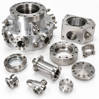Pièces d'assemblage de chambre semi-conductrice en aluminium 6061 et acier inoxydable 316 sur mesure, service d'assemblage CNC, fournisseur OEM, ISO 9001