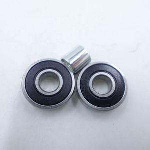 Roulement à billes à gorge profonde en acier chromé 608 2RS P6 C0 pour skateboards, à lubrifier avec de la graisse - Product Image 6