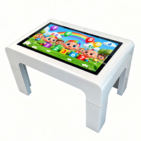 Mesa LCD Interactiva con Pantalla Táctil de 32 Pulgadas para Juegos Infantiles, Enseñanza y Entretenimiento, Android 14, 1080p, 128GB de RAM, 1 Año de Garantía