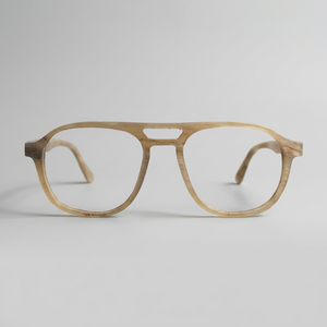 Gafas de Sol Hechas a Mano con Cuerno de Buey Natural, Técnica de Empalme Distintiva, Forma Contemporánea, Logotipo Personalizado y Montura Moderna - Product Image 5