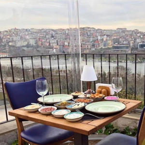 Dosette en verre modulaire, vue d'étoile, nouveau design, utilisation en extérieur, restaurant - Product Image 4