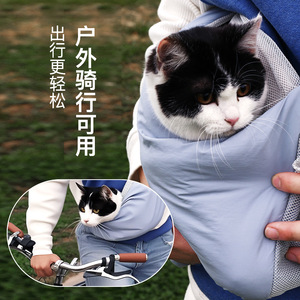 <b>Pet</b> Travel Crossbody Bag Polyester Waterproof Breathable Mesh Lining Outdoor Dog <b>Carrier</b> Large Capacity Fashion Style - Product Image 2