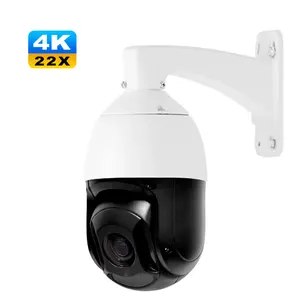 Kostenloser Versand Auto Tracking 8MP 360-Grad-Geschwindigkeit Kuppel POE IP-Kamera IR 100m Zwei-Wege-Audio-Ptz-IP-Kamera