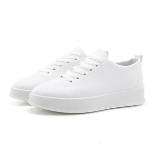 Мужские повседневные туфли для весны и осени, дышащие белые кроссовки, универсальная мужская кожаная обувь, мужская обувь - Product Image 3