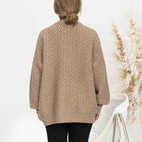 100% pur cachemire hiver femmes Cardigan pull personnalisé Simple dame cachemire Cardigans