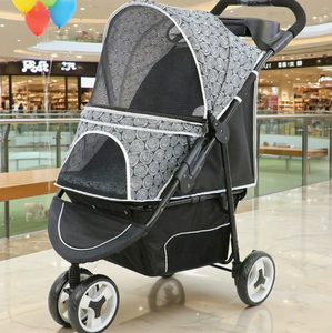 Poussette pliable tout-terrain JXB, nouvelle conception <span class=keywords><strong>pratique</strong></span> <span class=keywords><strong>pour</strong></span> chiens de petite et moyenne taille - Product Image 1