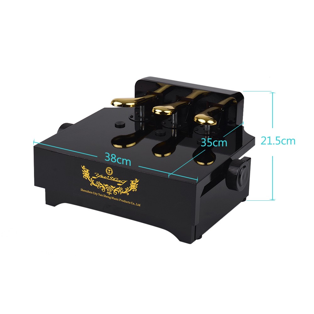 Adjustable Black Piano Pedal Extender Bench for Kids & Beginners